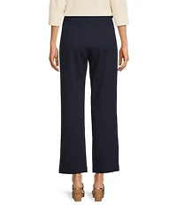 J.McLaughlin Deanne Split Front Hem Knit Straight Leg Cropped Pants