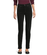J.McLaughlin Egret Mid-Rise 5-Pocket Slim Leg Cigarette Pants