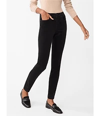 J.McLaughlin Egret Mid-Rise 5-Pocket Slim Leg Cigarette Pants