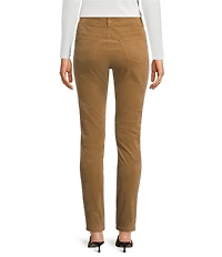 J.McLaughlin Egret Mid-Rise 5-Pocket Slim Leg Cigarette Pants