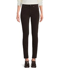 J.McLaughlin Egret Mid-Rise 5-Pocket Slim Leg Cigarette Pants