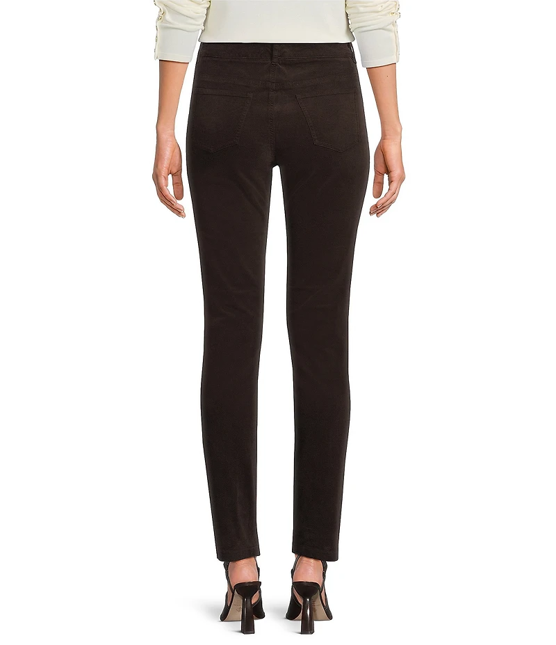 J.McLaughlin Egret Mid-Rise 5-Pocket Slim Leg Cigarette Pants