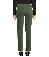 J.McLaughlin Egret Mid-Rise 5-Pocket Slim Leg Cigarette Pants