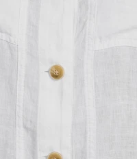 J.McLaughlin Halo Linen Point Collar Long Sleeve Jacket