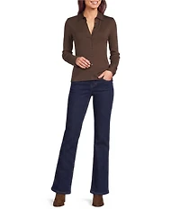 J.McLaughlin High Rise 5-Pocket Flare Denim Jeans