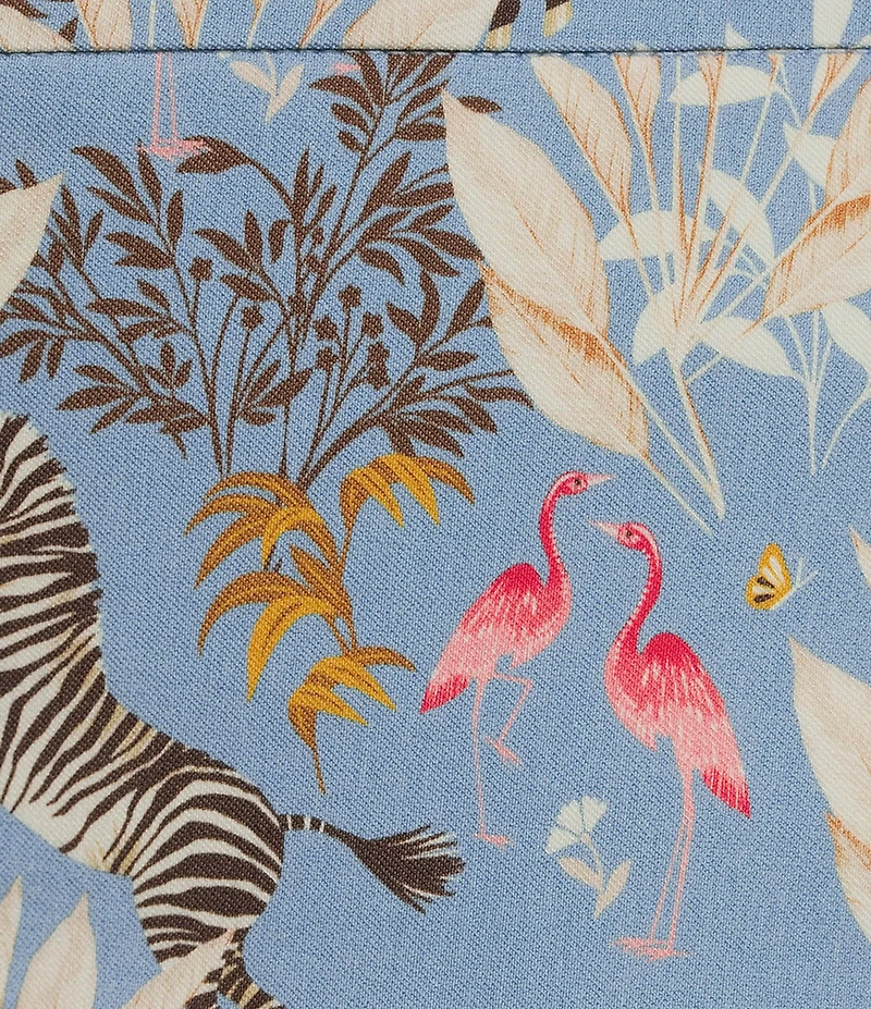 J.McLaughlin Ivy Floral Print Amelia Cloth Cropped Flare Pants