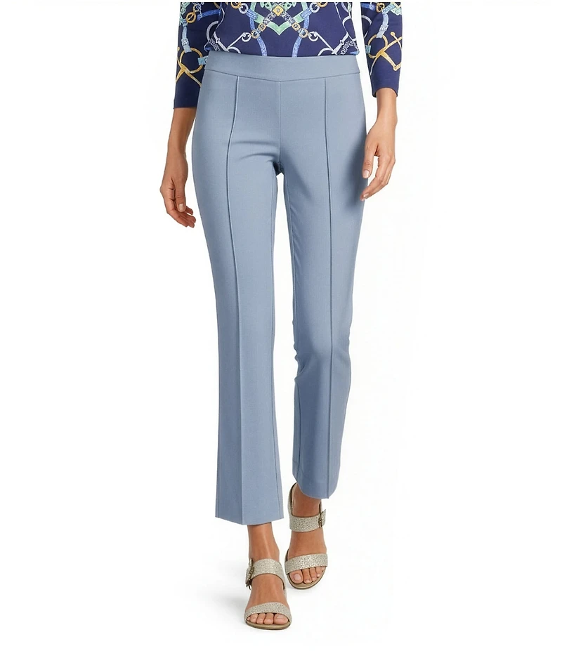 J.McLaughlin Ivy Front Seam Detailed Kick Flare Leg Hem Cropped Pull-On Pants