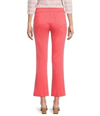 J.McLaughlin Ivy Front Seam Detailed Kick Flare Leg Hem Cropped Pull-On Pants