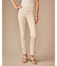 J.McLaughlin Masie Printed Amelia Cloth Flat Front Slim Pants