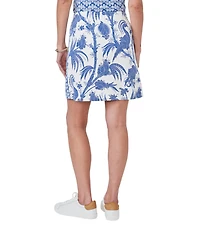 J.McLaughlin Palm Spring Printed Catalina Cloth Mini Skort