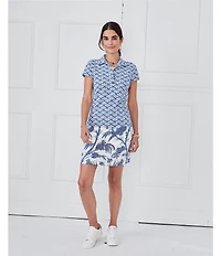 J.McLaughlin Palm Spring Printed Catalina Cloth Mini Skort