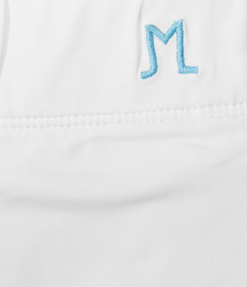 J.McLaughlin Palm Spring Solid White Knit Pocketed Skort
