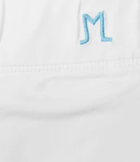 J.McLaughlin Palm Spring Solid White Knit Pocketed Skort
