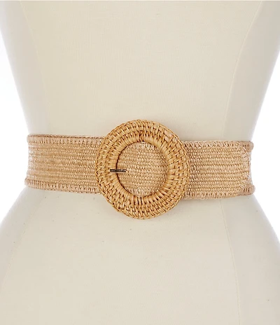 J.McLaughlin Popie Rattan Wide Strap Belt