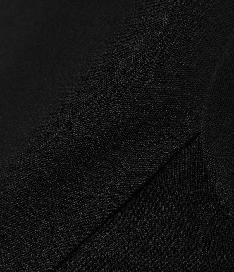 J.McLaughlin Solid Knit Catalyst Crew Neck 3/4 Sleeves Sheath Dress