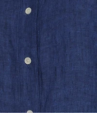 J.McLaughlin Wellesley Solid Denim Point Collar Dress