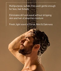 Jack Black All-Over Wash for Face, Hair & Body