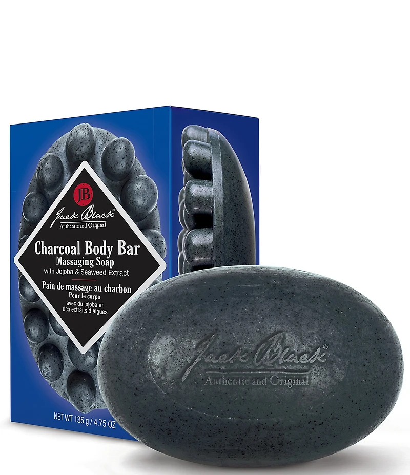 Jack Black Charcoal Body Bar Massaging Soap