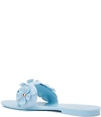 Jack Rogers Amelia Flower Ornament Jelly Thong Flat Sandals