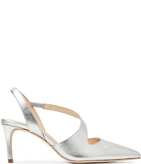 Jack Rogers Ansley Nappa Leather Asymmetrical Pumps