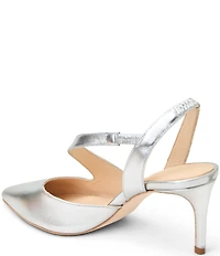 Jack Rogers Ansley Nappa Leather Asymmetrical Pumps