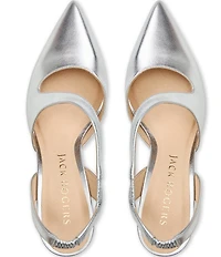 Jack Rogers Ansley Nappa Leather Asymmetrical Pumps