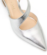 Jack Rogers Ansley Nappa Leather Asymmetrical Pumps