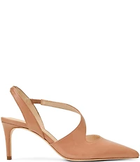Jack Rogers Ansley Nappa Leather Asymmetrical Pumps