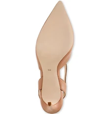 Jack Rogers Ansley Nappa Leather Asymmetrical Pumps