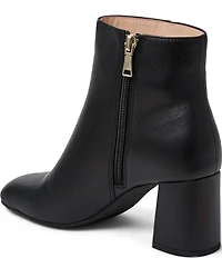Jack Rogers Augustine Leather Block Heel Ankle Booties