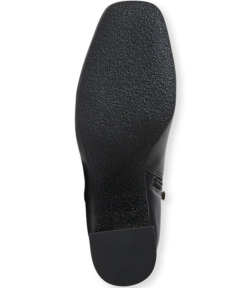 Jack Rogers Augustine Leather Block Heel Ankle Booties