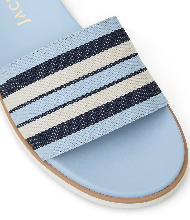 Jack Rogers Bayview Striped Banded Slide Sandals