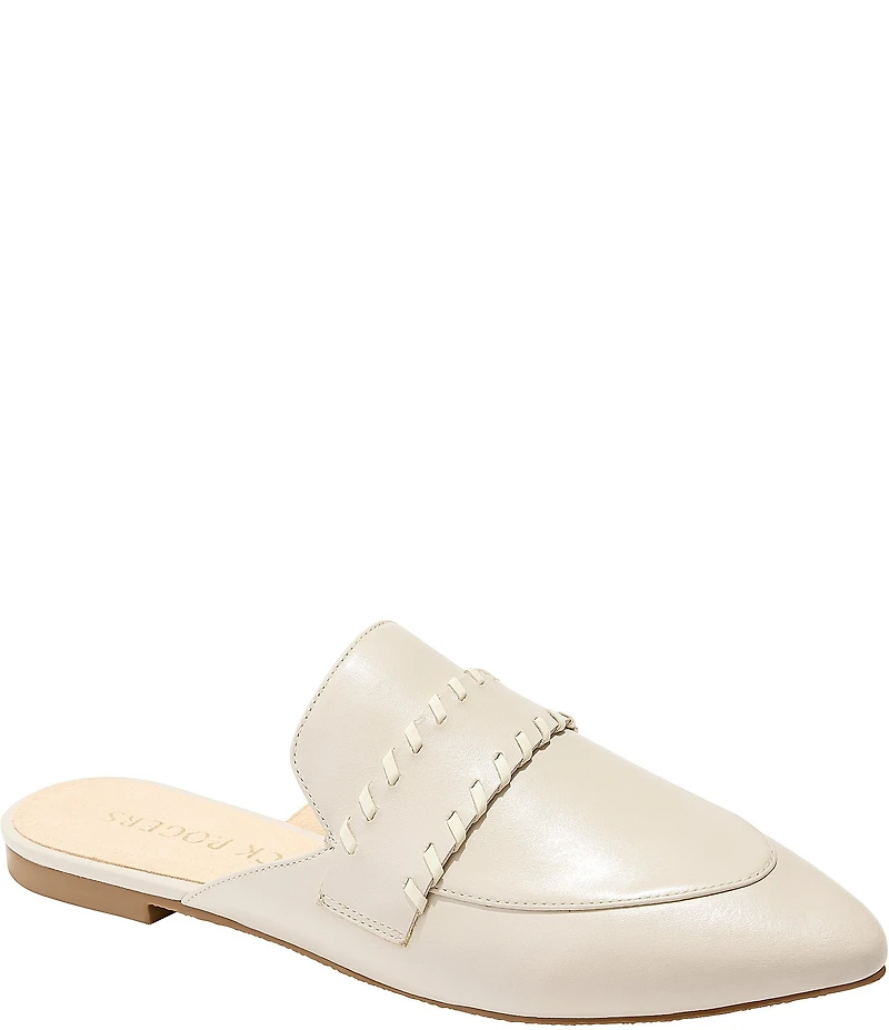 Jack Rogers Beacon Leather Stitch Mules