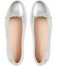Jack Rogers Bettie Leather Bow Ballet Flats
