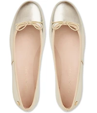 Jack Rogers Bettie Leather Bow Ballet Flats