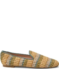 Jack Rogers Bradley Multi Stripe Raffia Loafers