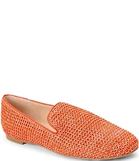 Jack Rogers Bradley Raffia Slip On Loafers