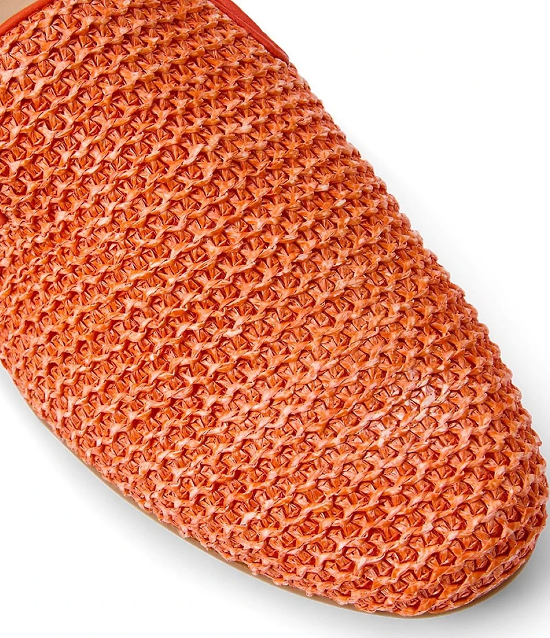 Jack Rogers Bradley Raffia Slip On Loafers