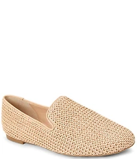 Jack Rogers Bradley Raffia Slip On Loafers