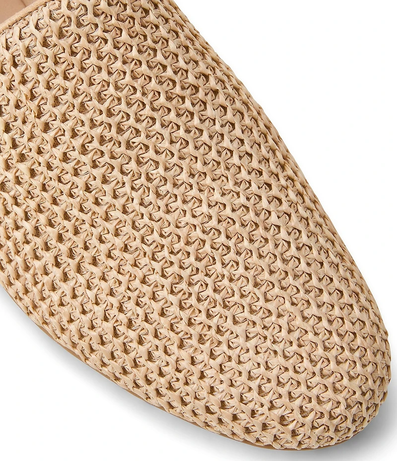 Jack Rogers Bradley Raffia Slip On Loafers