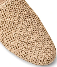 Jack Rogers Bradley Raffia Slip On Loafers