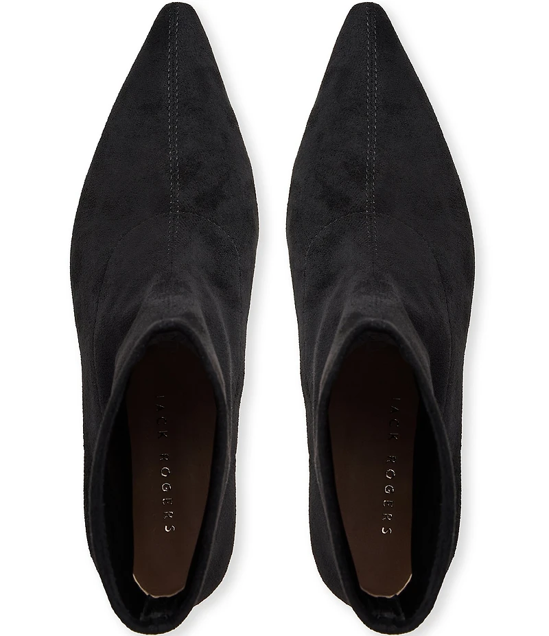 Jack Rogers Charleston Stretch Kitten Heel Dress Booties