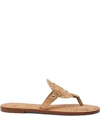 Jack Rogers Collins Cork Slip On Thong Sandals