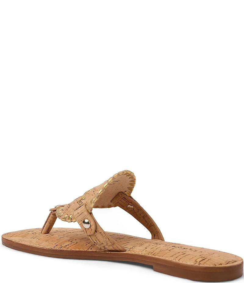 Jack Rogers Collins Cork Slip On Thong Sandals