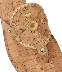 Jack Rogers Collins Cork Slip On Thong Sandals