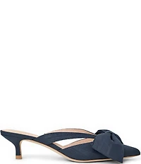 Jack Rogers Cynthia Satin Bow Detail Dress Mules