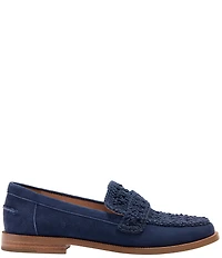 Jack Rogers Dale Suede Crochet Loafers