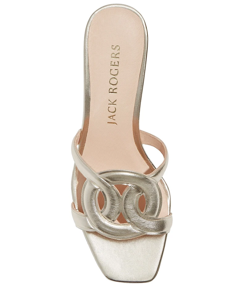 Jack Rogers Dobson Leather Slide Sandals