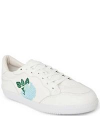 Jack Rogers Hydrangea Leather Lace Up Sneakers