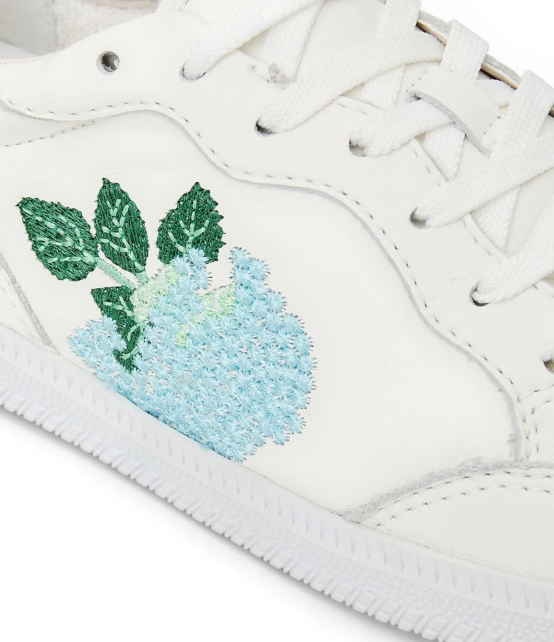 Jack Rogers Hydrangea Leather Lace Up Sneakers
